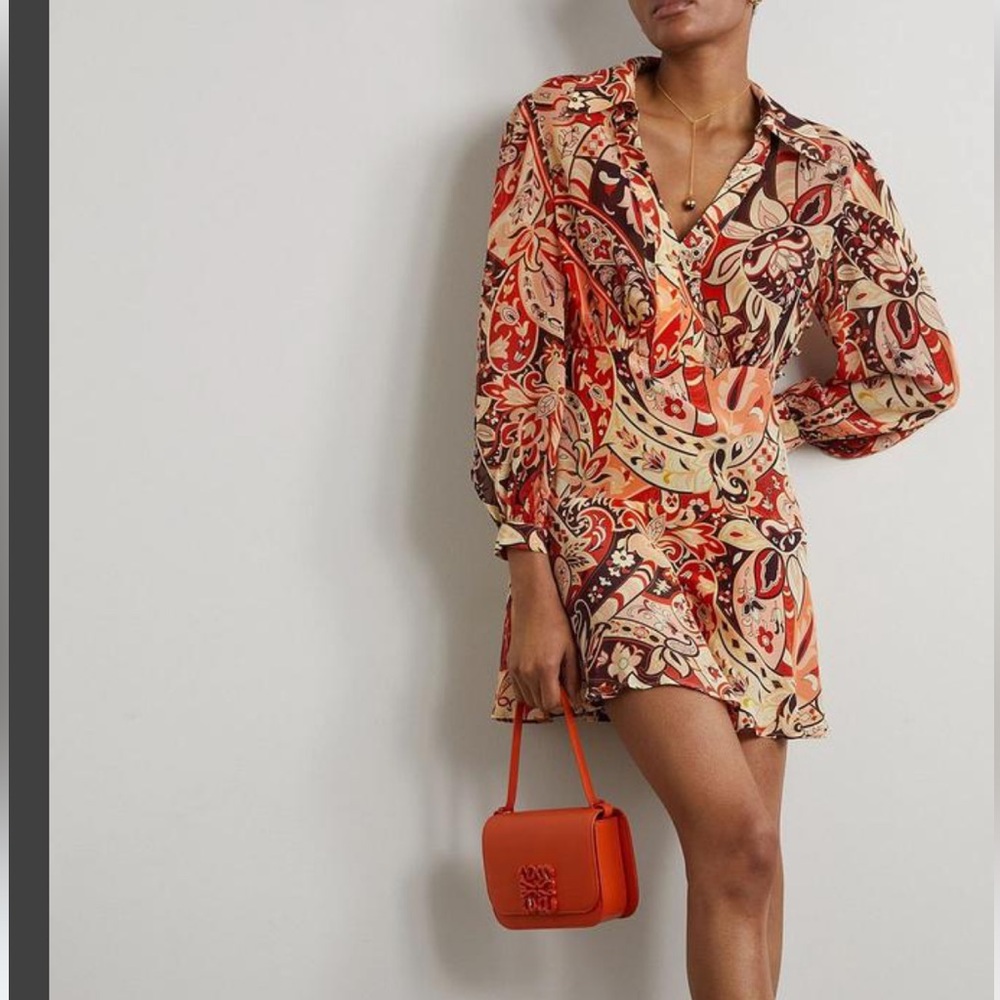 RIXO Paisley Dress
